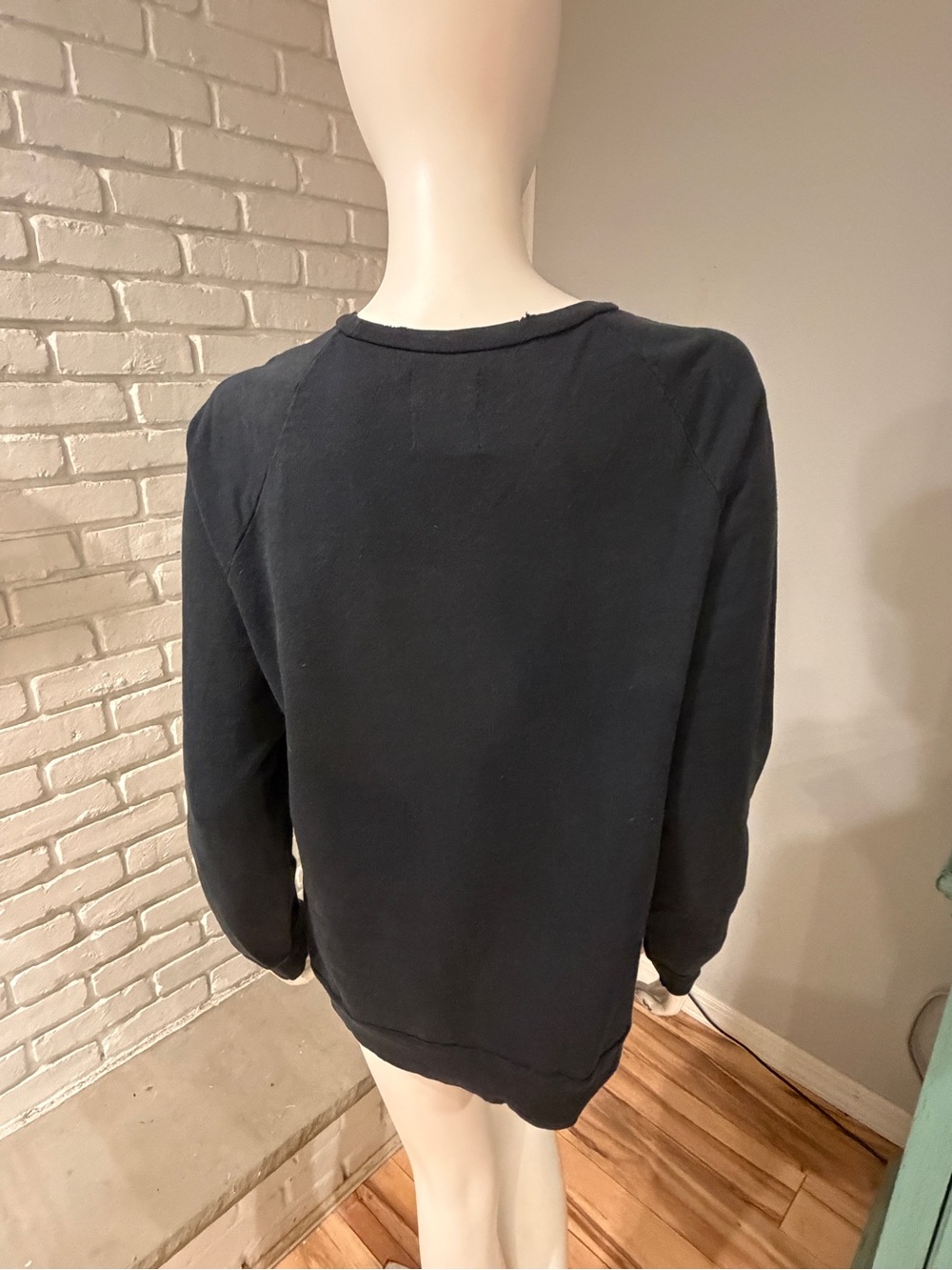 UNIF “You Suck at Life” Distressed Graphic Sweatshirt Black Size S NWOT - Picture 10 of 16